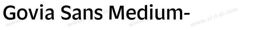 Govia Sans Medium字体转换 Govia Sans Medium字体转换